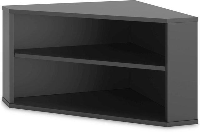 Signature Design by Ashley® Otaska Black Home Office Corner Bookcase-3