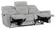 Homelegance® Lyndon Gray Double Manual Reclining Sofa-4