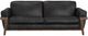 International Furniture Direct Loft Brown Black Sofa-2