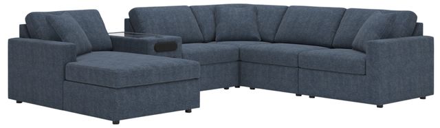 Signature Design by Ashley® Modmax 6-Piece Ink Left-Arm Facing Sectional and Chaise with Audio System-0