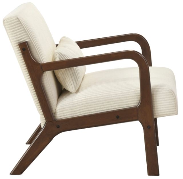 Homelegance® Twill Beige/Brown Accent Chair-3