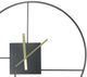 Crestview Collection Right Time Black/Gold Wall Clock-1