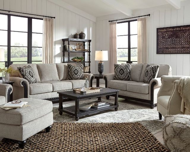 Signature Design by Ashley® Benbrook 2-Piece Ash Sofa & Loveseat Set-3