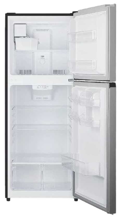 Summit® 10.1 Cu. Ft. Stainless Steel Counter Depth Top Freezer Refrigerator-2
