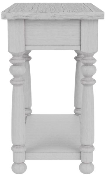 Riverside Furniture Winston Aged Cotton Chairside Table-4