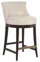 Century® Dutton Beige/Espresso Swivel Counter Stool-0