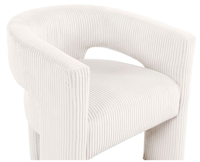 Meridian Furniture Riz Cream Upholstered Accent Chair-4