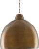 Currey & Company Earthshine Vintage Brass Large Pendant Lighting-2