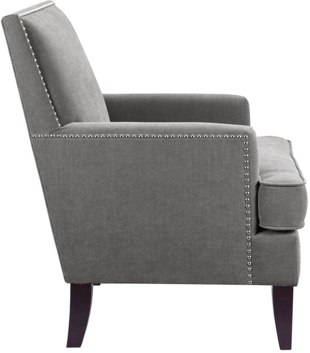 Olliix by Madison Park Grey Colton Track Arm Club Chair-1