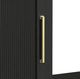 Elements International Ridgemont 3-Piece Black Entertainment Unit with 70" TV Console-2
