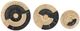 Crestview Cairo 3-Piece Beige/Black Wall Accent Set-0