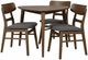 Liberty Furniture Space Savers 4-Piece Gray/Satin Walnut Triangle Dining Set-0