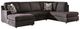 Signature Design by Ashley® Lentiz 2-Piece Onyx Left-Arm Facing Sectional and Chaise-0