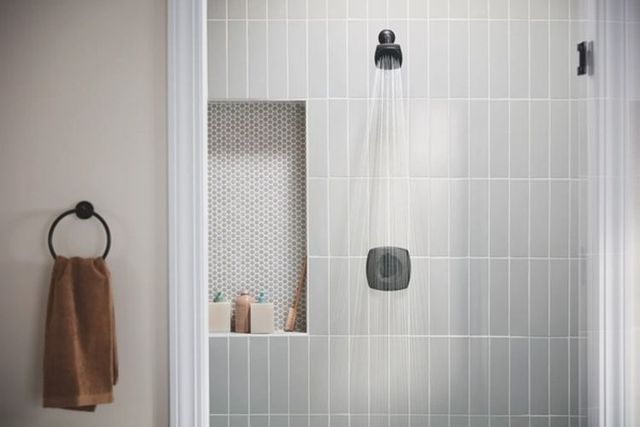 Peerless Parkwood® Matte Black Shower Trim Kit-2