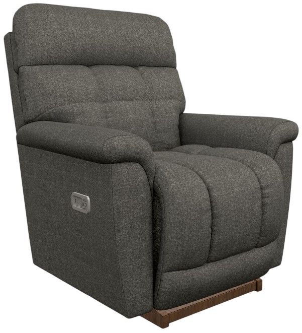 La-Z-Boy® Fulton Charcoal Power Rocking Recliner with Headrest and Lumbar-0