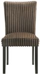 Coaster® Dermott 2-Piece Chocolate Upholstered Dining Side Chair Set-3
