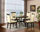 Furniture of America® Downtown Espresso Round Dining Table-1