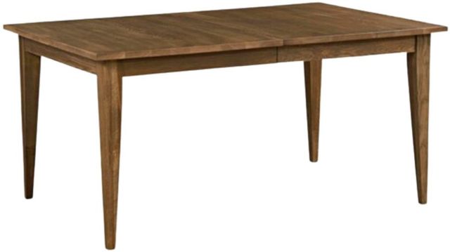 Bassett® Furniture Customizable BenchMade Louisa 60" Oak Rectangle Dining Table with 2 Leaves-2