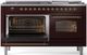 Ilve® Nostalgie II Series 60" Burgundy Pro Style Dual Fuel Range-2