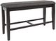 Jofran Inc. American Rustics Black/Brown Counter Bench-0