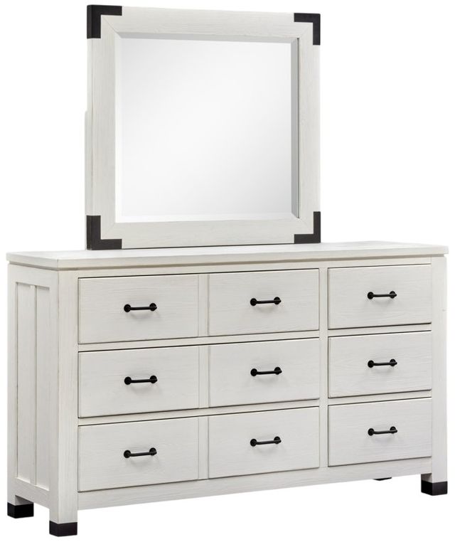 Magnussen Home® Harper Springs Silo White Dresser and Mirror-0