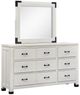 Magnussen Home® Harper Springs Silo White Dresser and Mirror-0