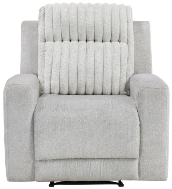 Homelegance® Benton Light Gray Manual Recliner-2