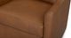Bassett® Furniture Customizable Sloan Leather Slope Arm Swivel Chair-4