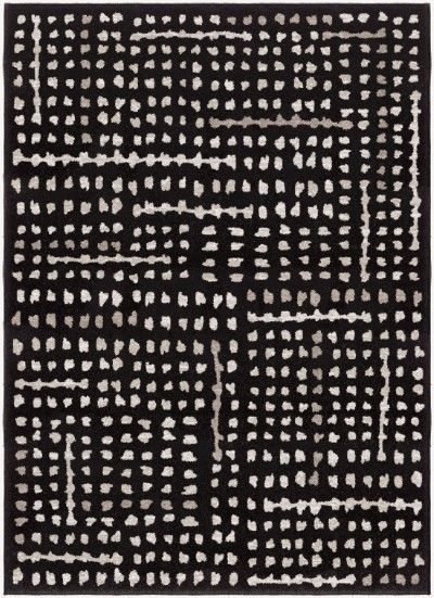 Orian Adagio Pearlie Black 5'x8' Area Rug-0