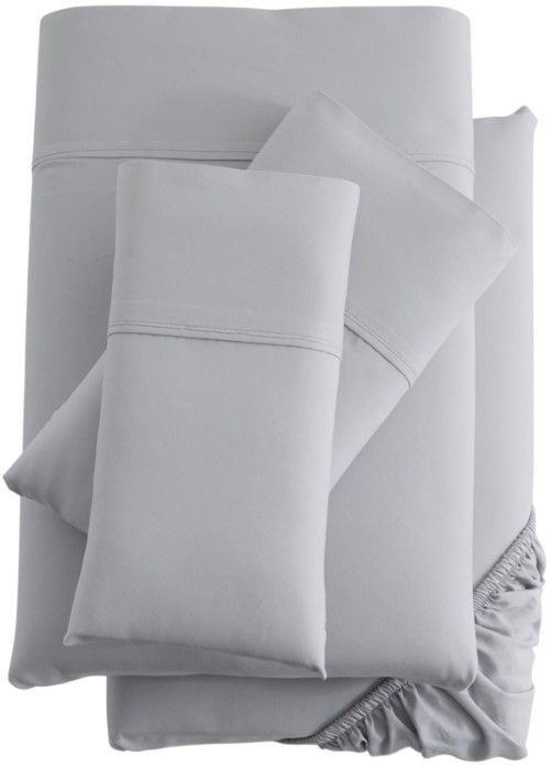 Malouf® Woven™ 2-Piece Ash Brushed Microfiber Queen Sheet Set-0