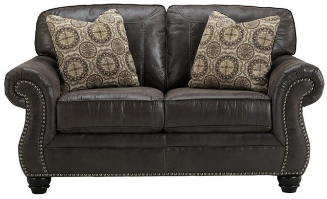 Benchcraft® Breville 3-Piece Charcoal Living Room Seating Set-2