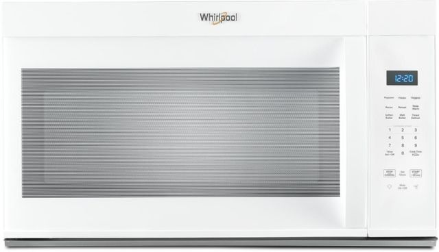 Whirlpool 30" 1.1 Cu. Ft. White Over the Range Microwave-0