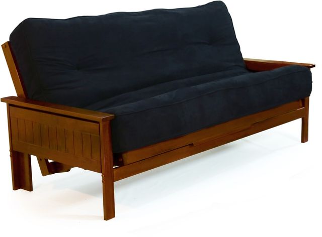 Night & Day Furniture™ Seattle Black Walnut Queen Moon Glider Futon-0