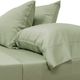 Cariloha Classic 4-Piece Bamboo Viscose Sage Queen Sheet Set-0