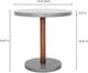 Moe's Home Collection Hagan Dark Grey Concrete Outdoor Counter Table with Brown Metal Base-4