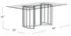 Bassett Mirror Sophia Chrome Dining Table-2
