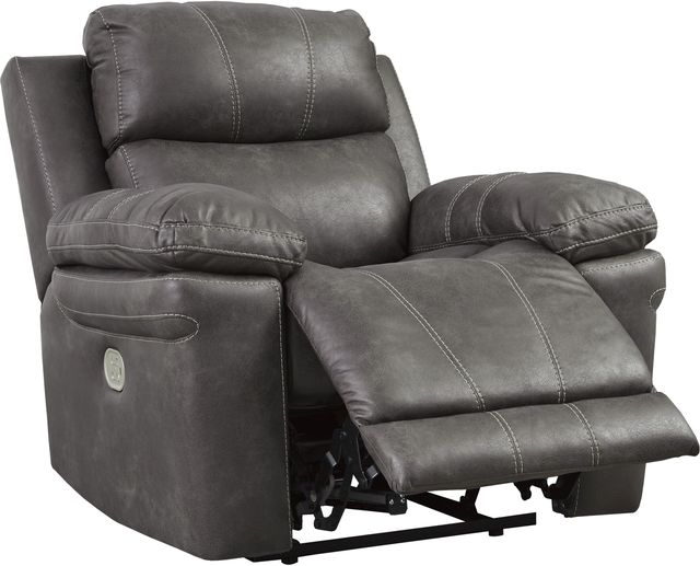 Signature Design by Ashley® Erlangen Midnight Power Recliner with Adjustable Headrest-0