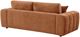 Coaster® Burnett Burnt Orange Chenille Upholstered Wide Arm Sofa-5