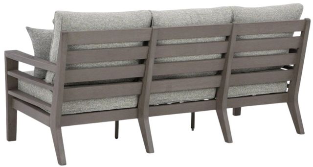 Signature Design by Ashley® Hillside Barn Brown/Gray Fabric/Wooden Outdoor Sofa-3