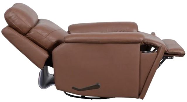 Flexsteel® Customizable Refined Leather Manual Swivel Gliding Recliner-0