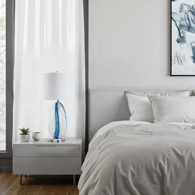 Renwil® Everren Solis Blue Table Lamp-1