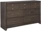 Signature Design by Ashley® Brueban 3-Piece Brown King Panel Storage Bed Set-3