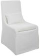 Uttermost® Coley White Armless Chair-0