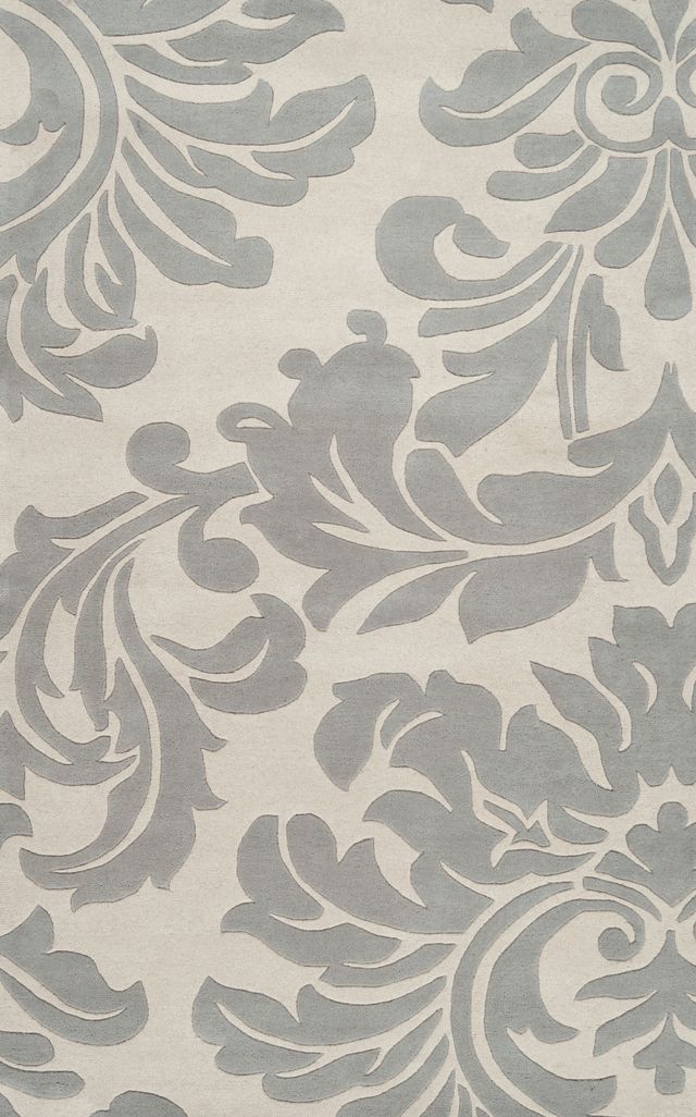 Surya Athena Gray Damask 8'x11' Area Rug-0