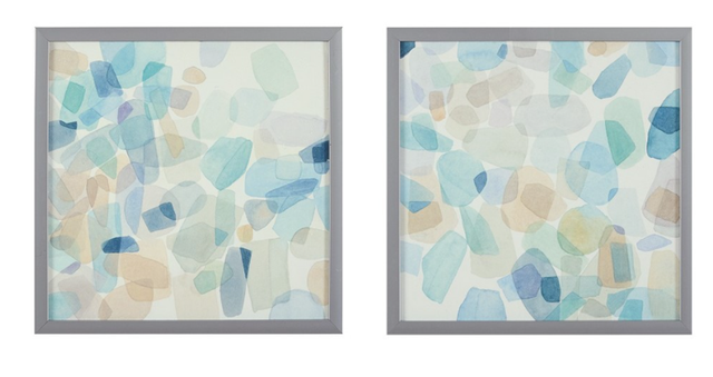 Olliix by Intelligent Design Gemstone Tiles Blue Decorative Box Set-0