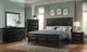 Elements International Calloway Black Complete Queen Bed-2