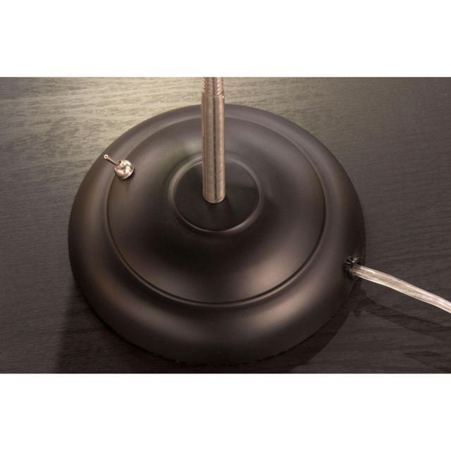 Adesso® Draper Black Gooseneck Desk Lamp-2