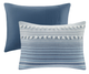 Olliix by Urban Habitat Calum Navy Full/Queen Cotton Jacquard Comforter Set-1