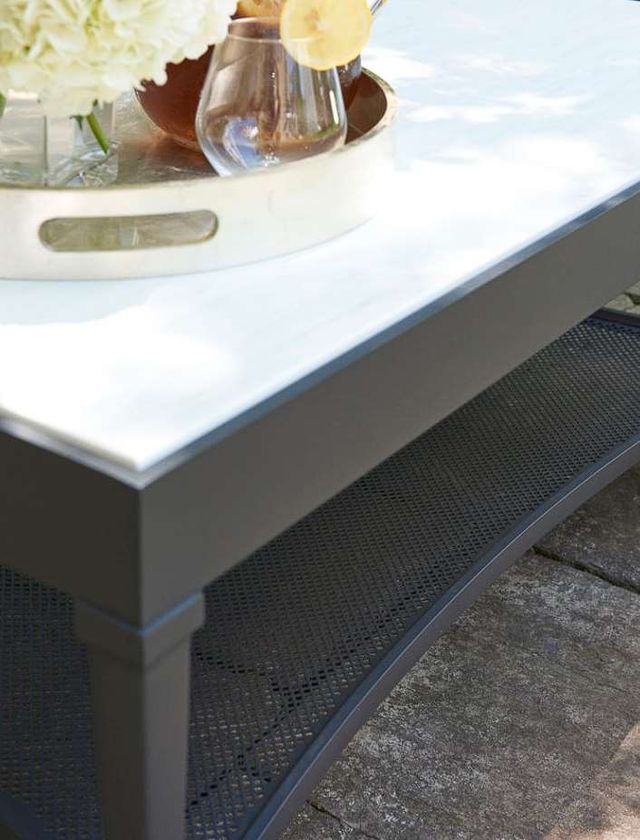 Lane Venture® Winterthur Estate Off-White Rectangular Cocktail Table-1