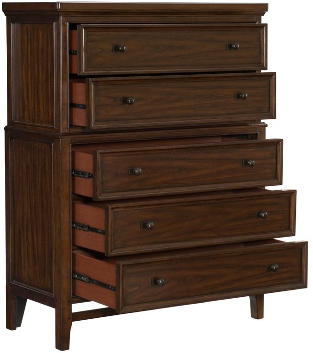 Mazin Furniture Frazier Park Brown Cherry Chest-2